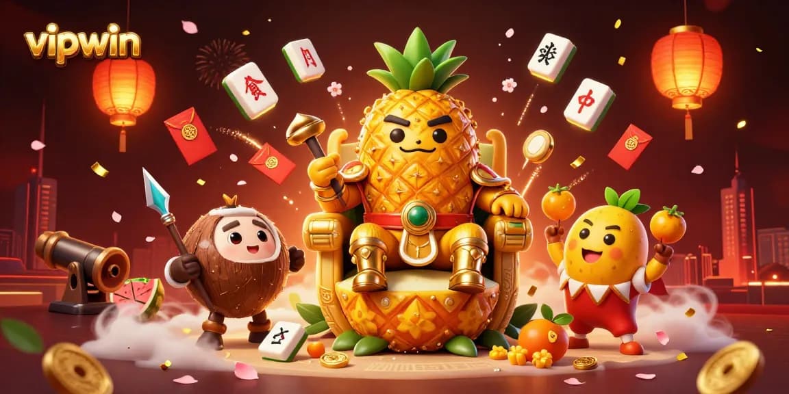 Experience thrilling gaming at vipwin with vibrant characters and casino elements.