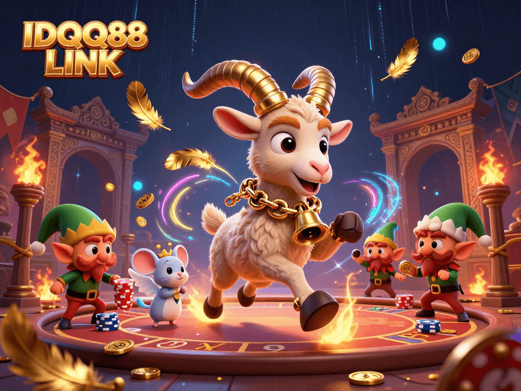 Engage with the thrilling IDQQ88 LINK in a dynamic holiday-horror casino setting.