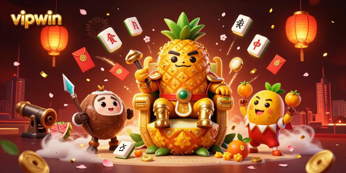 Experience thrilling gaming at vipwin with vibrant characters and casino elements.