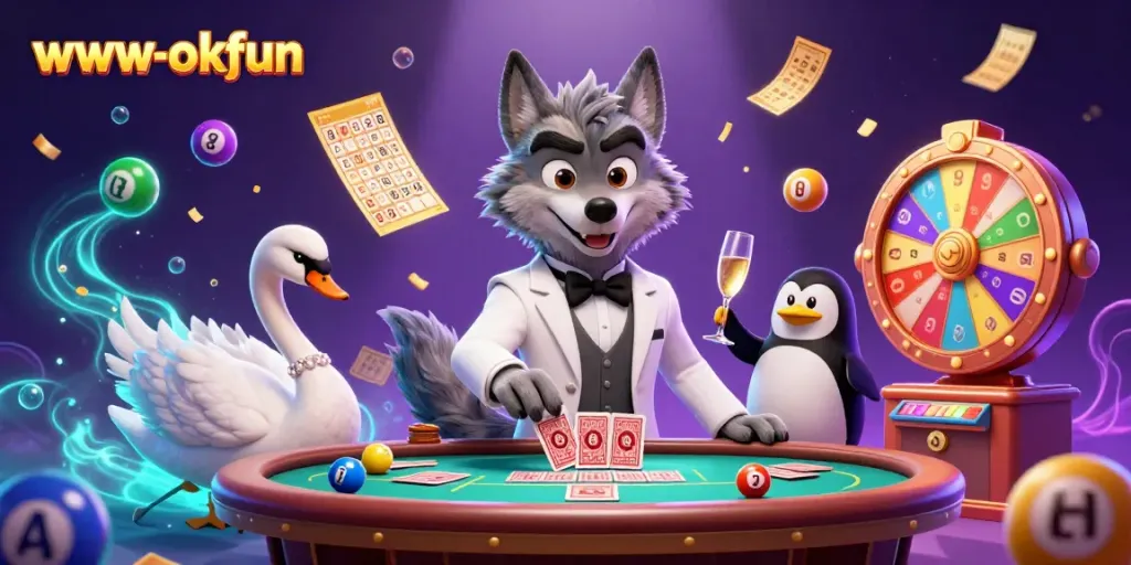 Experience the excitement of gaming at www-okfun with a vibrant, lively casino scene.