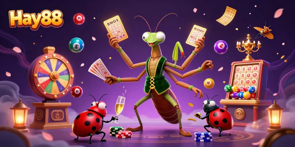 Experience thrilling gameplay at Hay88 with vibrant lottery themes and dynamic casino elements.