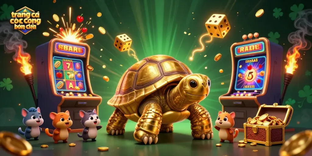 Experience thrilling action at trang cá cược bóng đá with a vibrant illustration of gaming excitement and winning potential.