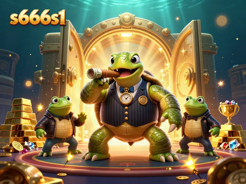 Experience thrilling gameplay dynamics at s666s1 with cartoon characters and a vibrant casino backdrop.