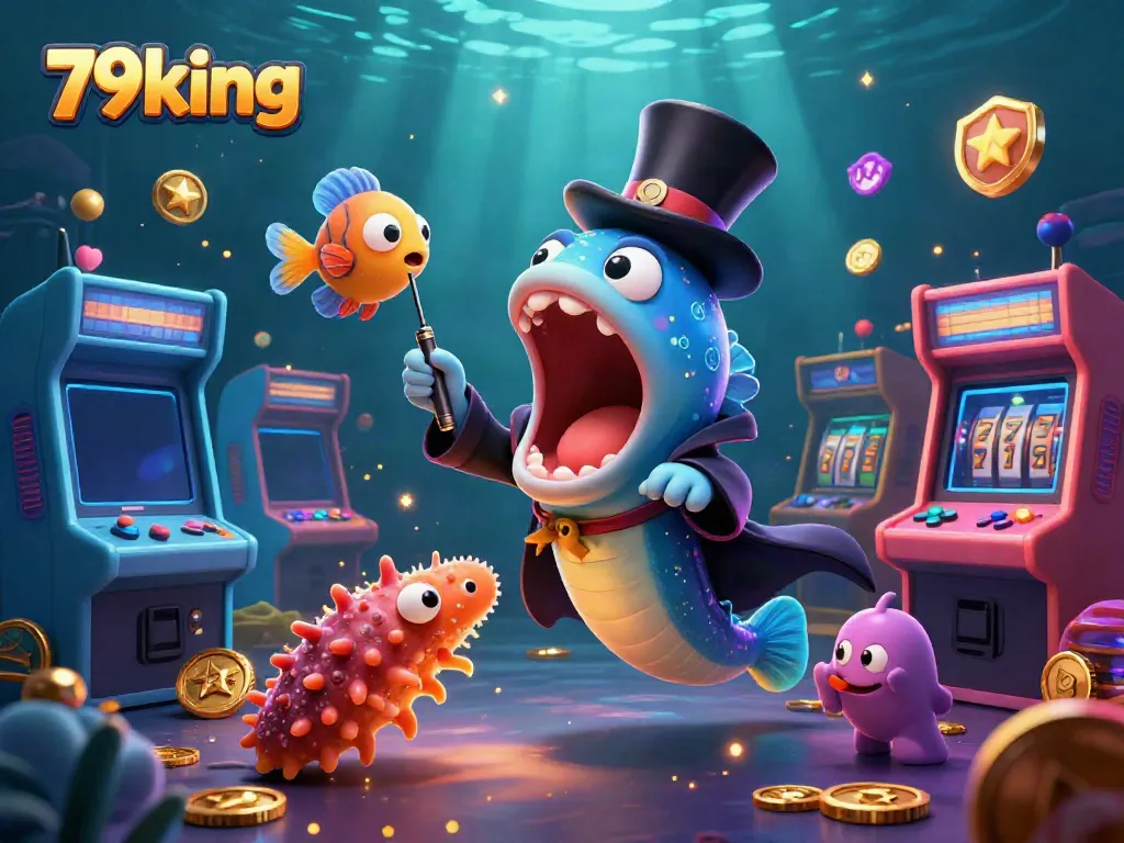 Experience thrilling casino adventures with 79king’s vibrant underwater scene featuring magical characters.