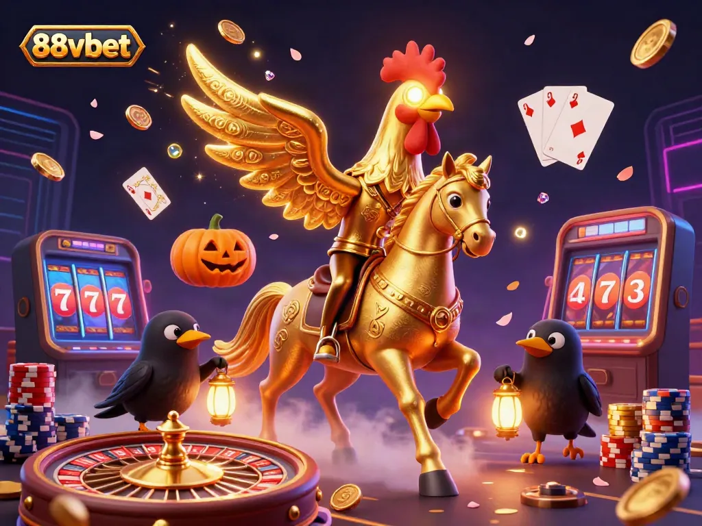 Experience thrilling gaming at 88vbet with captivating characters in a vibrant casino scene.