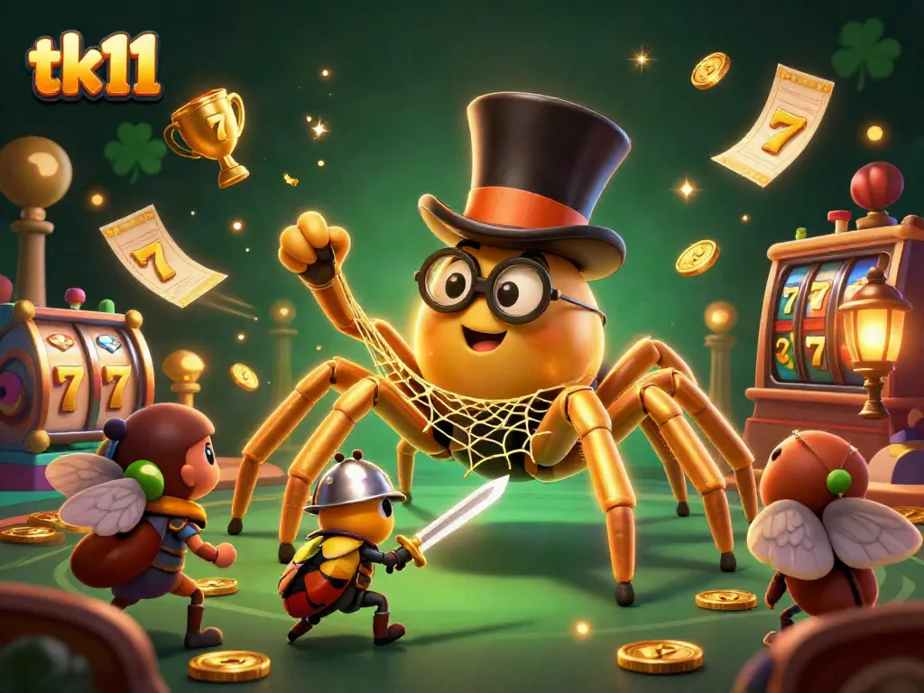 Engage with tk11’s thrilling casino adventure featuring vibrant characters and dynamic slot elements.