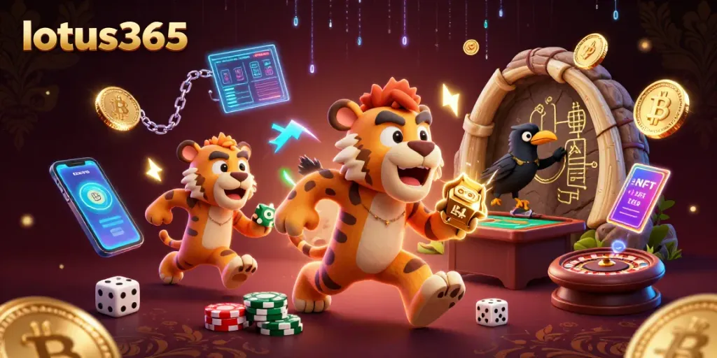 Engage with lotus365's thrilling betting experience at a vibrant casino scene.